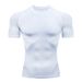 Summer New Men's Short Sleeve T-Shirt Fitness Sweat High Elasticity Comfortable Quick-Dry Tight Shirt_desvips.com