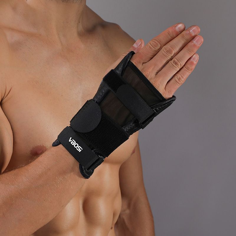 VBOSI Palm Guard Wrist Support Compression Outdoor Fitness Basketball Sports Sprain Steel Plate Fixation Protective Gear_desvips.com