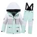 New Children's Boys Girls Workwear Jacket Pants Windproof Waterproof Snowboard Ski Suit Set_desvips.com