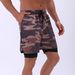 Men's Camo Print Athletic Shorts - Quick-Dry Workout & Swim Shorts With Built-In Liner (Beach Running Lightweight & Breathable For Outdoor Sports)_desvips.com