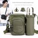 Multifunctional Outdoors Across Leather Belt Vertical Mobile Phone Bag_desvips.com