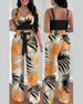 Women's fashion new fashion halter two-piece suit for women_desvips.com