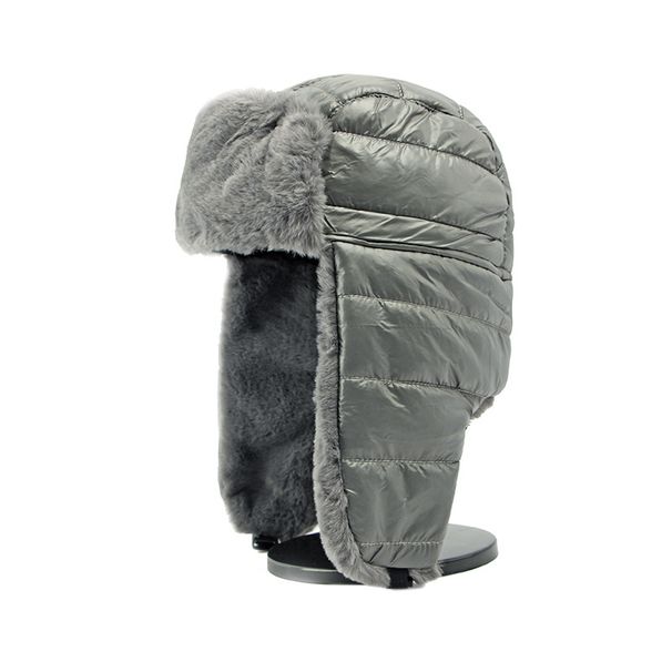 Ushanka Bomber Hats Pilot Trapper Aviator Cap Winter Faux Rabbit Fur Earflap Snow Ski Sport Outdoor Caps_desvips.com