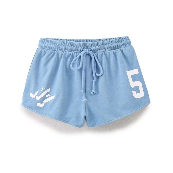 BSK&TRAF Women's Clothing 2025 Summer New Collection Color Block T-shirt 264348+ Sports Shorts 0264349_desvips.com