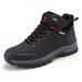 Winter And Leisure Hiking Shoes For Men Comfort Plus Velvet High-Top Men's Snow Boots Non-Slip Inside Height Increase_desvips.com