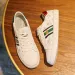 Men's Breathable Summer Leather With Thick Soles Little Bee One-Piece Lightweight Casual Shoes_desvips.com