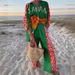 Women's Clothing Fashion Printed Leisure Vacation Style Suit _desvips.com