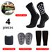 Shin Guard Football Sports Set With Glue On Football Socks, Long Socks, Shin Guards And Straps_desvips.com