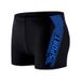 Men's Plus Size High-Waisted Swim Trunks Quick Drying Ice Silk Anti-Estrogenic Swimming Trunks_desvips.com
