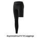 Men's High-Waisted Quick Drying Cropped Athletic Pants Tight Fitting Single Leg Fitness Basketball Training Leggings In Stock_desvips.com