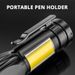 Cross-Border New Multi-Functional USB Charging Outdoor Portab COB Side Strong Light Mini Small Flashlight Gift_desvips.com