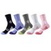 Professional Women's Mid Calf Sports Socks Pure Cotton Summer Style Sweat Wicking Odor Resistant Breathable For Badminton And Running_desvips.com
