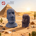Miniature Landscape Ancient Egyptian Easter Statue Desert Town Castle Pyramid Stone Sculpture Resin Craft Small Ornament_desvips.com