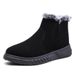 Snow Boots Men's 2025 Winter Velvet Thickened Thermal Cotton Shoes Korean Version Zipper Boots Men's Shoes_desvips.com