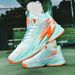 Yang Men's New Basketball Cement Court Practical Sneakers Mesh Running Shoes_desvips.com