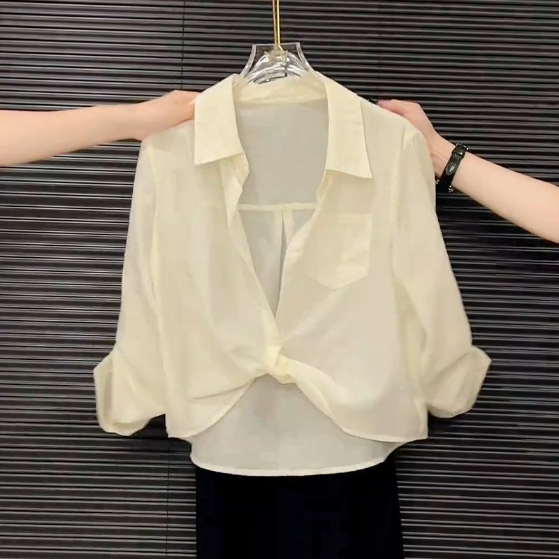 Fashion Summer Small Shirt Dress Suit_desvips.com