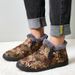 Ski Boots Winter Camouflage Cotton Shoes Old Beijing Cloth Shoes Men's Plus Velvet And Cotton Warm Non Slip Dad Shoes Work Shoes_desvips.com
