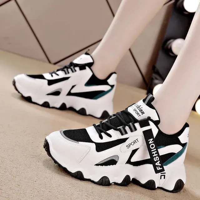 Matsuke Sole Round Toe Dad With Mesh For Comfortable Breathability Fashionable And Versatile Casual Sports Shoes_desvips.com