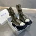 Classic Vintage Stylish Designer Thick Bottom Canvas Half Non Slip Sneakers Women Boots Wind Motorcycle Boot Punk Style_desvips.com