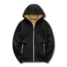 Autumn Winter 2026 European-USA Style Fashion Outerwear Men Long Sleeve Thicken Keep Warm Zipper Hooded Sweatshirts_desvips.com