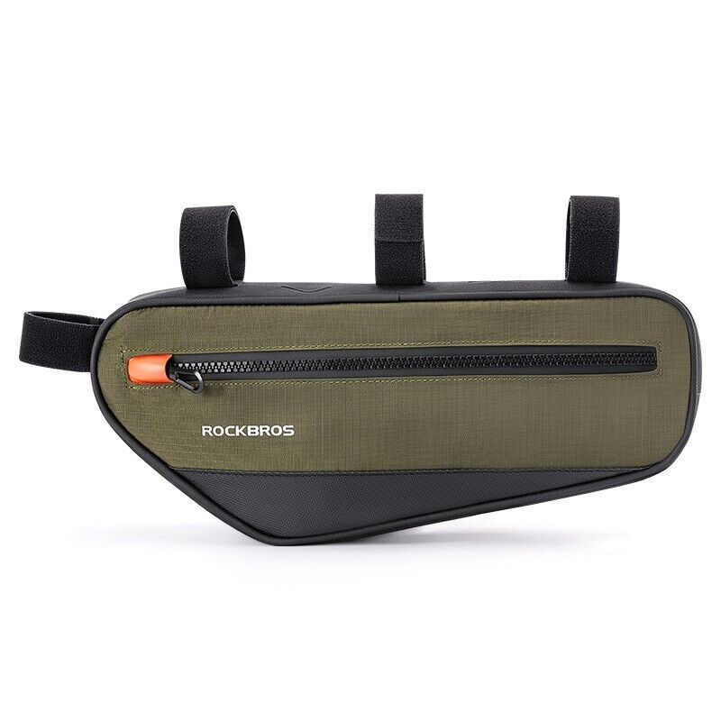 ROCKBROS Bicycle Frame Bag Bicycle Bag Triangle Bag Tool Bag 1.7L_desvips.com