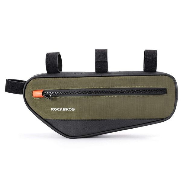 ROCKBROS Bicycle Frame Bag Bicycle Bag Triangle Bag Tool Bag 1.7L_desvips.com