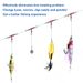 Japanese Style New Splitter 8-Shaped Ring Red Bead Three-Prong Swivel Sea Connector Outdoor Fishing Accessories_desvips.com