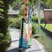 Women's Clothing fashion personality printed cotton and linen loose leisure vacation two-piece suit_desvips.com