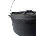 Cast Iron Dutch Oven - Heavy Duty Camping Cookware For Stews Soups & Roasting - Perfect For Outdoor Cooking & BBQ_desvips.com