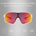 ROCKBROS Bicycle Glasses, Cycling Glasses, Polarized Sunglasses with UV400 Protection, Sports Glasses for Mountain Biking (MTB)_desvips.com