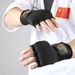 MMA Half-Finger Gel Sponge Filling Muay Thai Sanda Hand Wrap Inner Gloves Boxing Training Accessories_desvips.com