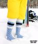 Ski For Children Blue Warm Thickened Terry Winter Long Tube Outdoor Sports Kids Socks_desvips.com