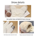 Cute Winter Thickened Water-Resistant Windproof Warm Cold-Proof Touchscreen Cycling Women Fleece-Lined Gloves_desvips.com