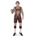 Women's Clothing German Munich Oktoberfest clothing plaid overalls suit Bavaria Ding Dong clothing bottoming shirt_desvips.com
