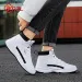 YRZL Spring Autumn High Top Waterproof Walking Sneakers Leisure Male Leather Sports Non-Slip Shoes For Men_desvips.com