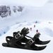 Outdoor New Mini Ski Shoes Snowboard Winter Travel Portable Ice Skates Snow Boots_desvips.com