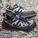 Maden Casual Slip-On Outdoor Sneakers Men's Chunky Sole Athletic With Elastic Lace System Breathable For Jogging Shoes_desvips.com
