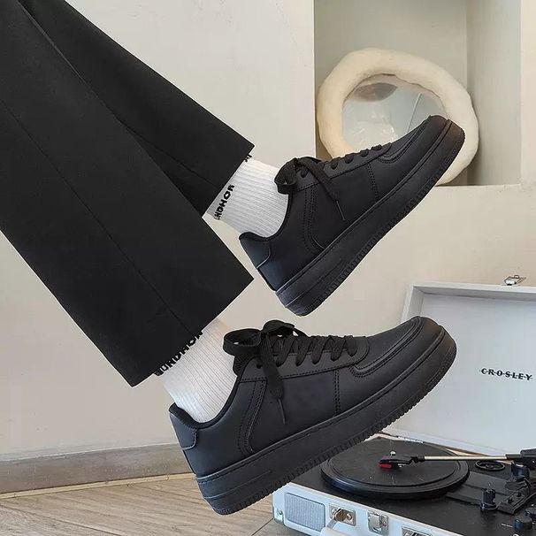 Men’s Shoes New Autumn Winter Hot Black Waterproof Non Slip Sports Men's Versatile Work And Leisure Trendy Shoes_desvips.com