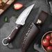 1PC Handmade Forged Knife With Sheath, High Carbon Stainless Steel Kitchen Chef Knife, Suitable For Multifunctional_desvips.com