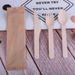 Disposable Wooden Biodegradable Tableware Printed Commercial Hotel Restaurant Birch Wood Spoon Thickened Fork_desvips.com