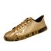 New Product Fashion Sneakers Skateboarding Shoes Women/Men Artificial PU Low Top Lace-Up Lacquered Glossy Finish Non-Slip Wear-Resistant Running Shoes_desvips.com