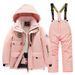 Children's Ski Suit Set For Boys, Girls, And Children (Waterproof, Warm Overalls, New Style, Professional Equipment For Northeast China)_desvips.com