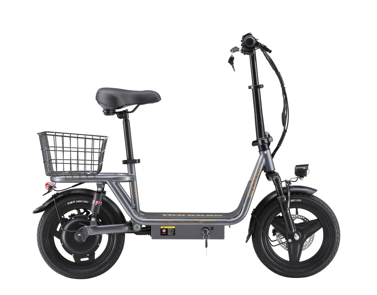 SINOHON K14 Electric Bike For Adults 14inch-tire 350W Motor 36V 15.6Ah Battery 3-Speed_desvips.com