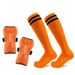 Soccer Shin Guards Straps Soccer Shin Guards Cross Border Foreign Trade Over The Knee Long Football Socks_desvips.com