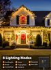 Minetom Solar String Lights Outdoor Waterproof 40 FT 100 LED Outdoor Light_desvips.com