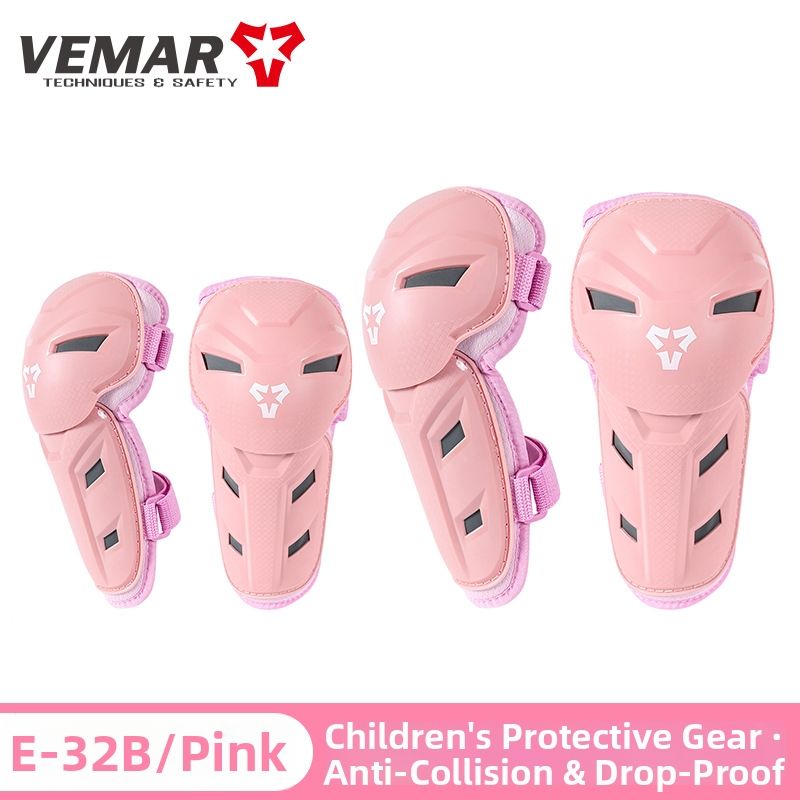 Children's Motorcycle Leg Protectors Summer Knee Pads Elbow Pads Riding Protective Gear Anti-Fall Shockproof Breathable All-Season Racing_desvips.com