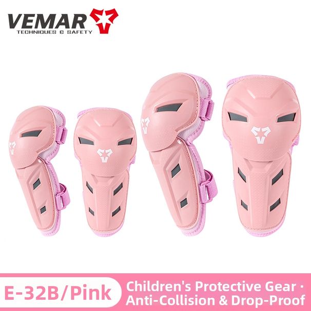 Children's Motorcycle Leg Protectors Summer Knee Pads Elbow Pads Riding Protective Gear Anti-Fall Shockproof Breathable All-Season Racing_desvips.com