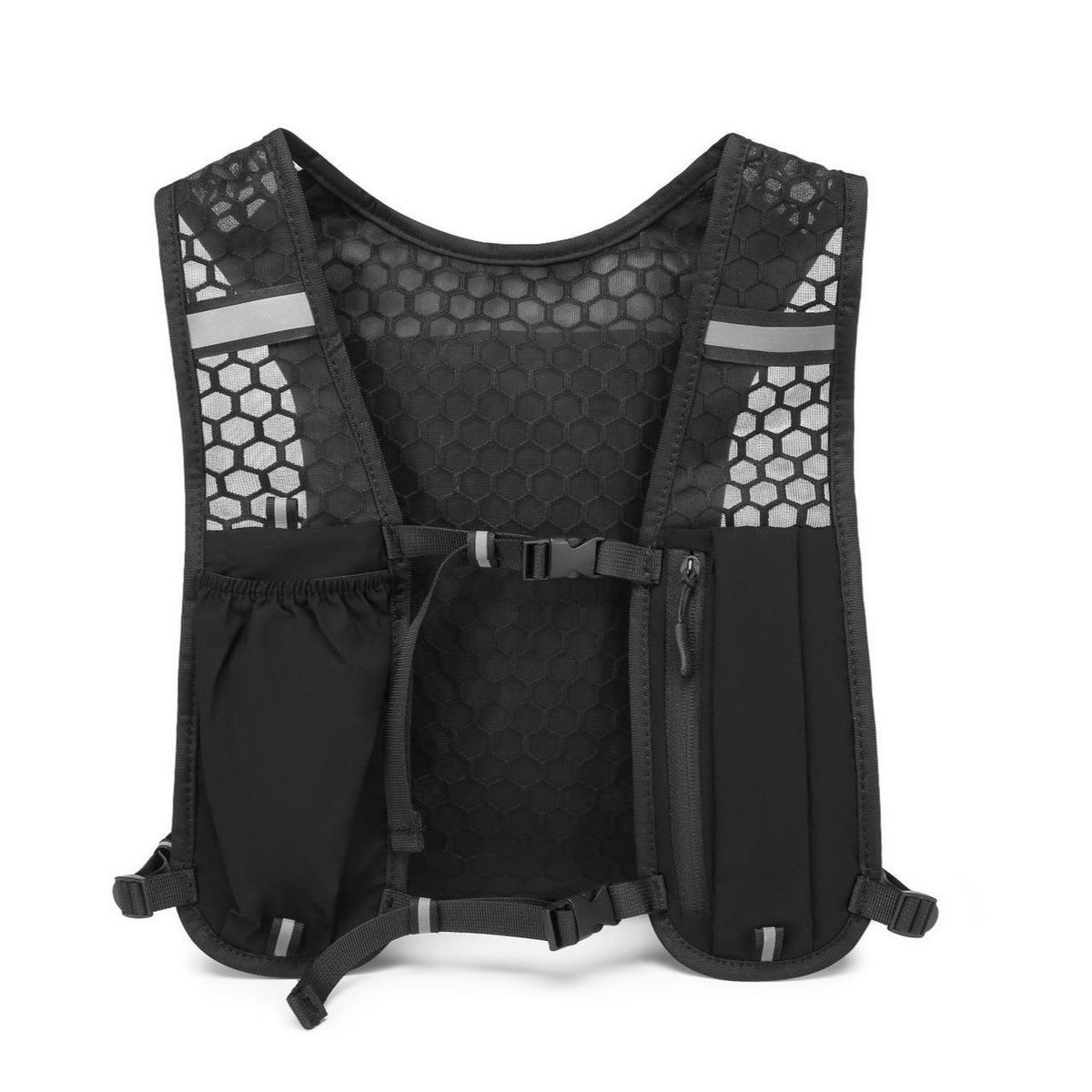 Luminous Running Outdoor Mountaineering Cycling Hiking Vest Bag Lightweight Sports Storage Backpack_desvips.com