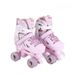 Children's Flash Skates, Double-rowed Quad Shoes, Roller Skating, Roller Skates_desvips.com