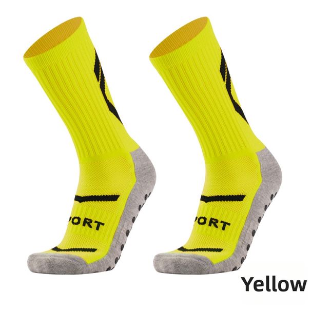 Anti-Slip Professional Soccer Socks for Adult Sports Long Cross Border Trade Shock Absorbing Terry Cloth Sole_desvips.com